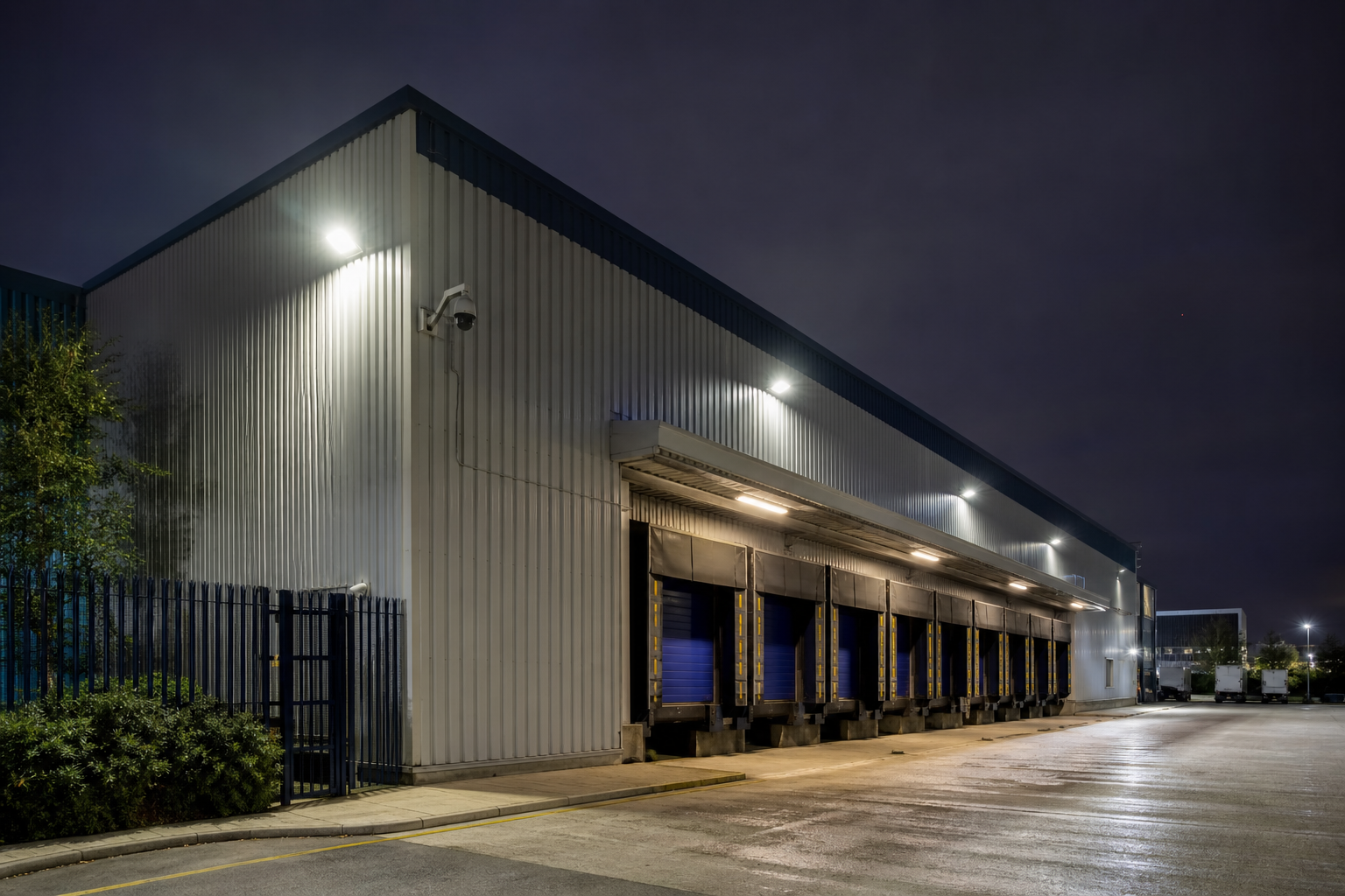 Warehouse CCTV and access control for a Stevenage distribution site