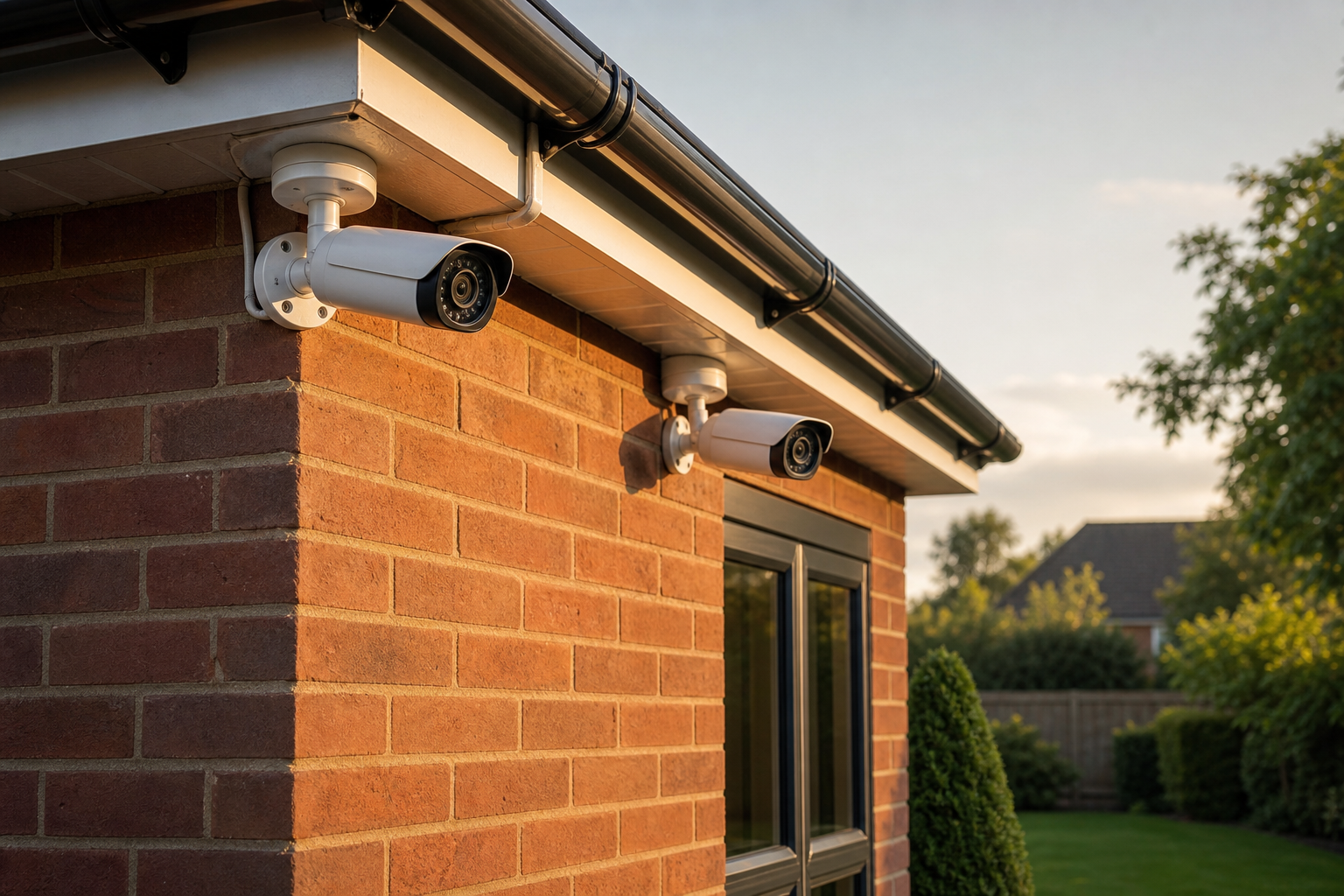 CCTV camera installation at a Hertfordshire home