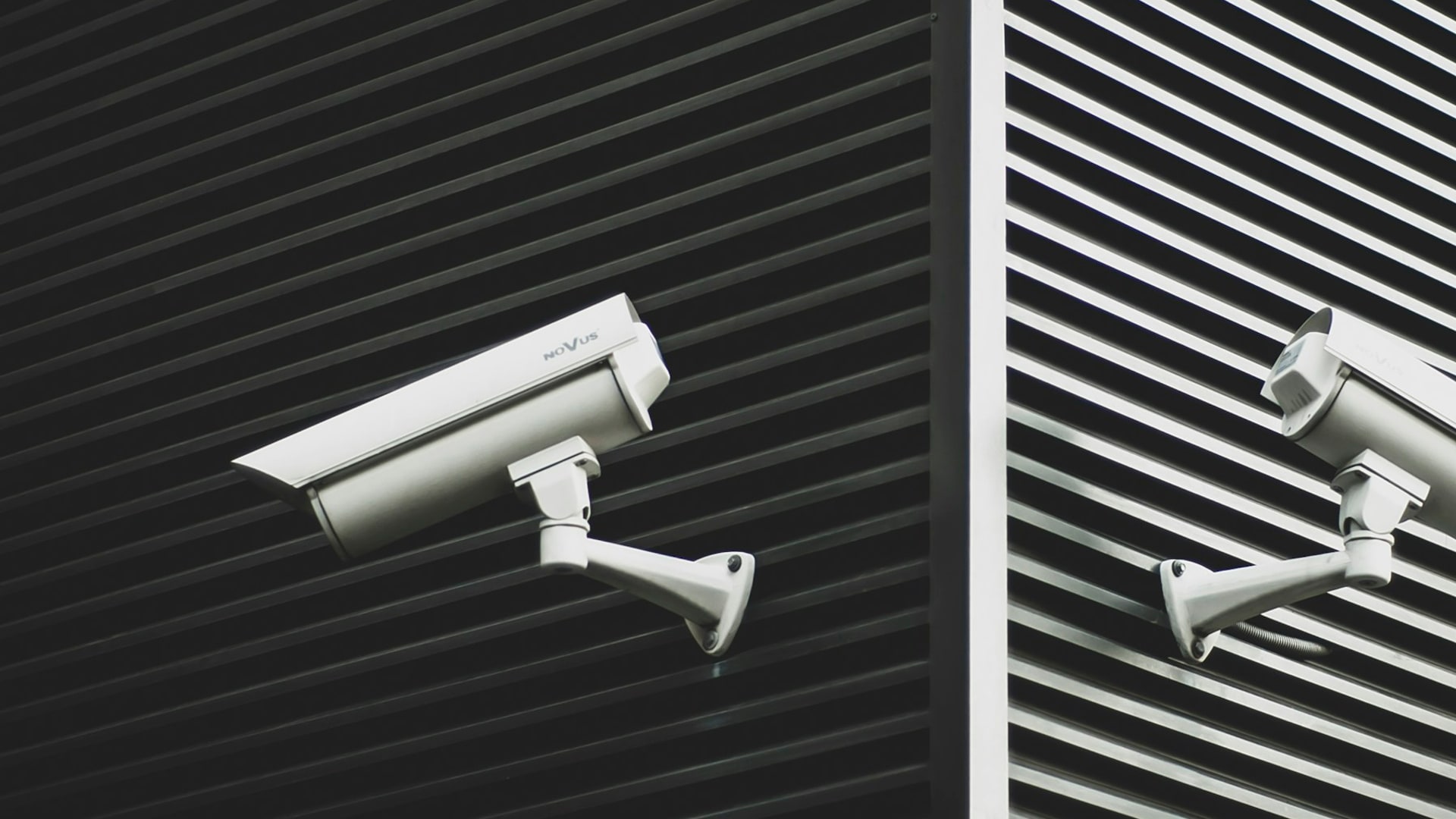 Driveway gate CCTV with infrared active at dusk on rural property